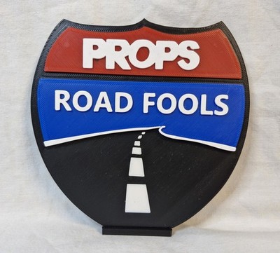Requisiten Road Fools Medium Midschool BMX Schild 2000er Oldschool 