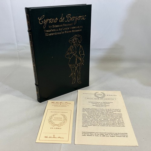 Cyrano de Bergerac von Edmond Rostand Easton Press berühmte Ausgaben 1984 HC