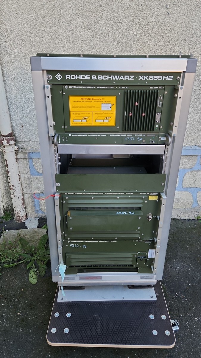 Rohde & Schwarz XK859H2 1.5-30 MHz military 1KW TRX 19