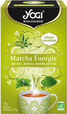 Biologique Matcha Énergie, Thé Vert 100 Pourcent Bio Matcha Et Menthe Poivrée, 1