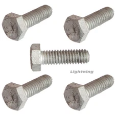 1/4-20 x 1" Hex Bolts Hot Dipped Galvanized Cap Screws and Nuts Quantity 100