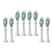 8x Philips Sonicare DiamondClean Adaptive Clean Brush Heads | White | No Box