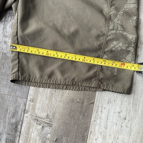 Vintage Nike ACG Swim Trunks Size Men's 36 Olive Green Polyester W/ Pockets - Picture 8 of 10
