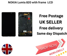 Per Nokia Lumia 820 N820 Display LCD con Touch Screen Digitalizzatore Vetro-UK