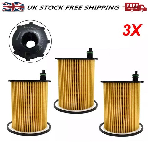3X Oil Filter For Ford Focus Fiesta Fusion Mondeo Galaxy 1.4 1.5 1.6 TDCi Diesel