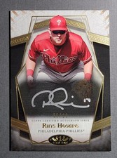2022 Topps Tier One Prime Performers Rhys Hoskins Silver Ink /10