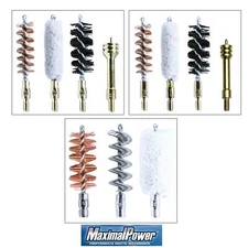 Aftermarket Firearm Cleaning Brush Kit - 3 or 4pc Set for .12 Gauge/.357/.45 CAL