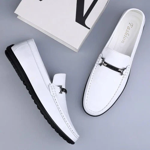 Mens Business Men Slip-on Shoes All-Match Shoes Loafers Handmade Driving Flats - Picture 5 of 32