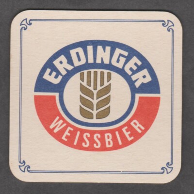 Beer mat, coaster, Erdinger Weissbräu, Erding/Upper Bavaria # 2525#