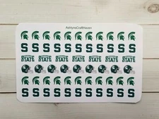 60 College Football Planner Stickers- Perfect For Any Planner, Calendar, ECLP
