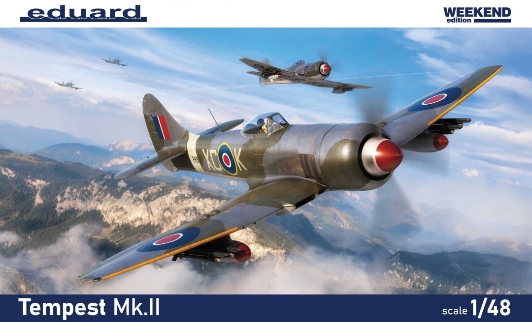 Eduard 84190 1:48th scale Tempest Mk.II Weekend edition