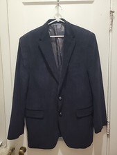 Lauren Ralph Lauren Jacket 46L XXL Corduroy Blue Blazer Mens Vintage 100 Cotton