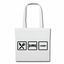 Tasche Beutel Baumwolltasche PROGRAMMIERER WINDOWS HTML