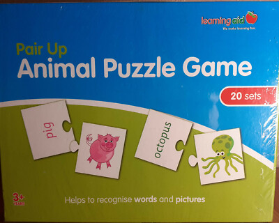 Kind Lernhilfe neu und versiegelt - Paar Tier Puzzle Spiel Kleinkind Bildung