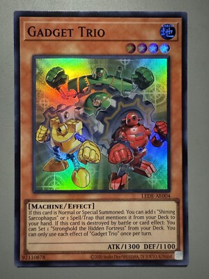 YUGIOH GADGET TRIO (EFFECT) ASIA ENGLISH EDITION LEDE-AE004 SUPER RARE |  eBay