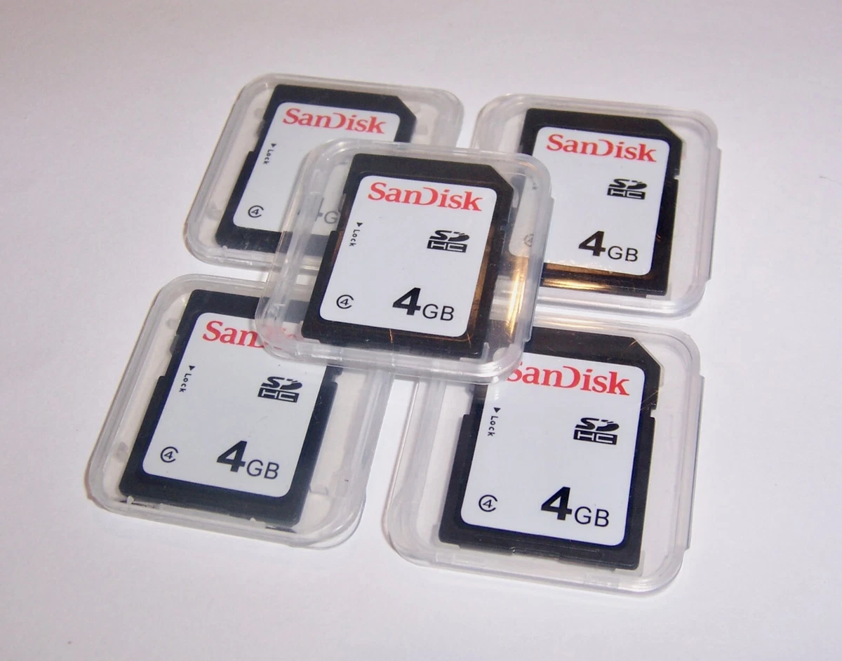 SanDisk 4GB SD Camera Memory Card for sale | eBay