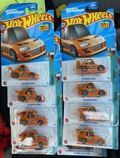 Lot Of 8 Hot Wheels Orange '94 Toyota Supra - 2023 Tooned - Fast And Furious