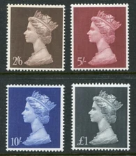 GB 1969 Pre-decimal High Value Machin set SG 787-790 MNH mint  *COMBINED POSTAGE