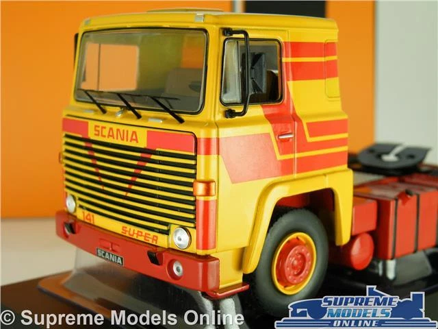 SCANIA LBT 141 MODEL LORRY TRUCK CAB TRACTOR UNIT YELLOW 1992 1:43 IXO TR075 K8 - Image 4 of 4