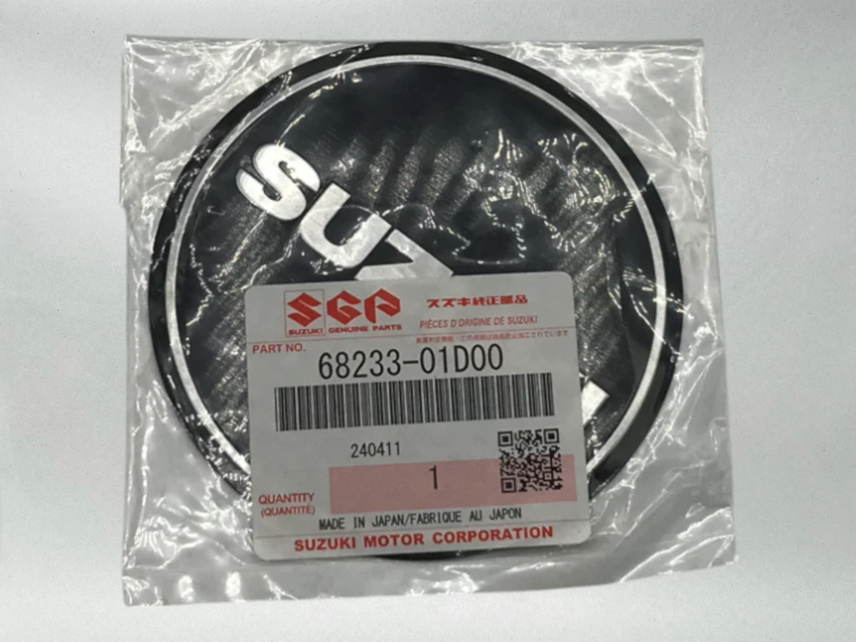 INSIGNIA EMBLEMA LATERAL RT ORIGINAL SUZUKI OEM 1989-02 GS500E IMÁN 68233-01D00 Foto 3 de 4