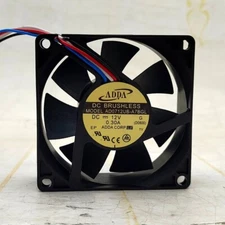 1 pcs ADDA AD0712UB-A7BGL 12V 0.30A 7025 7cm temperature controlled cooling fan