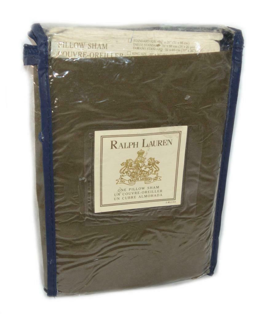 1 RALPH LAUREN HOME COLLECTION Remington Hall Green STANDARD SHAM