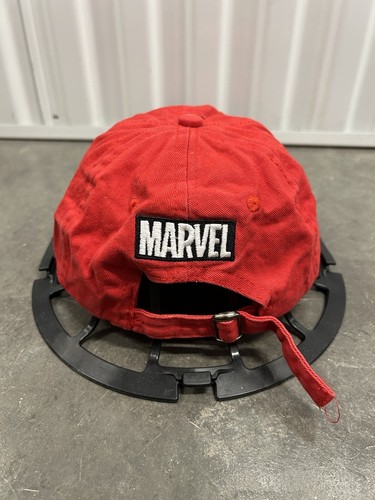 Marvel Comics Funko Red SpiderMan Strapback Dad Hat Cap - Picture 2 of 3