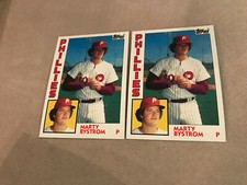 1984 Topps Baseball Card #511 Marty Bystrom Philadelphia Phillies NMMT Free Ship