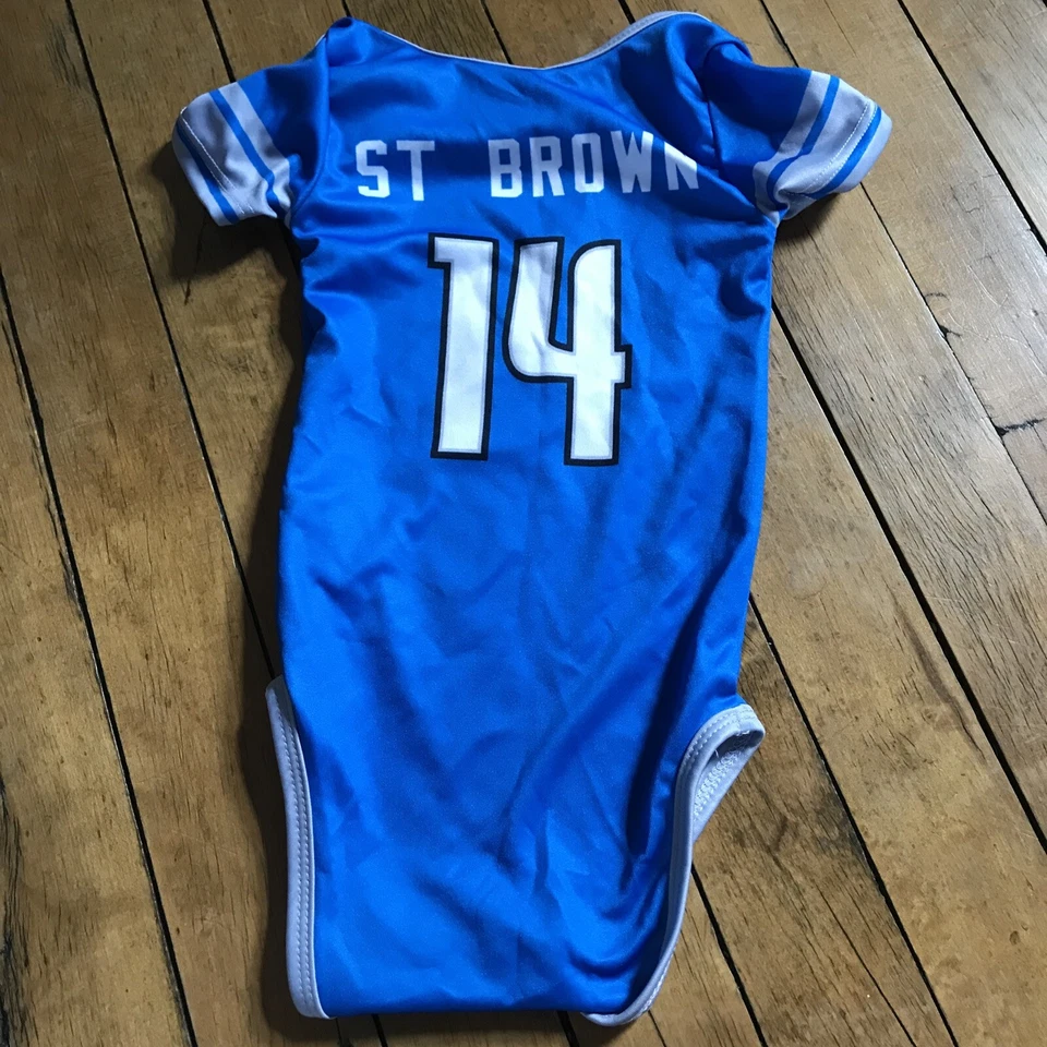 Detroit Lions One Piece #14 St marrón talla 3M Foto 4 de 4