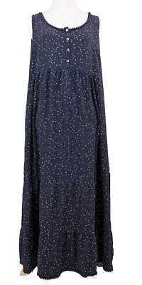 Seraphine Womens Blue 8 Tiered Maternity Midi Summer Dress | eBay
