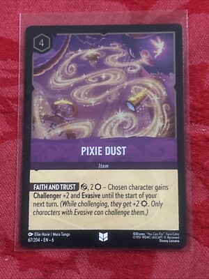 FOIL Lorcana Azurite Sea - Pixie Dust - 67/204 - FOIL