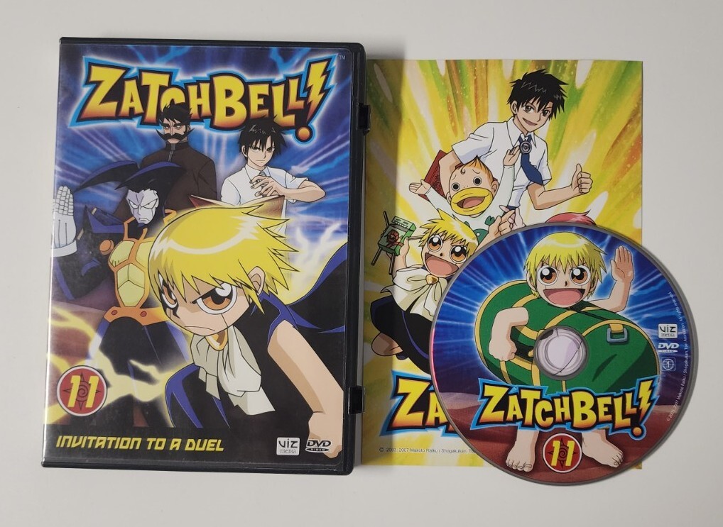 Zatch Bell 11: Invitation To A Duel (DVD, 2006) W/ Fast