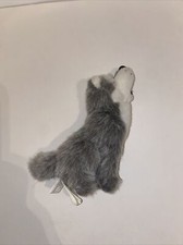 Wolf Plush Northern Wildlife Howling Grey Stuffed Animal House Toy 7"