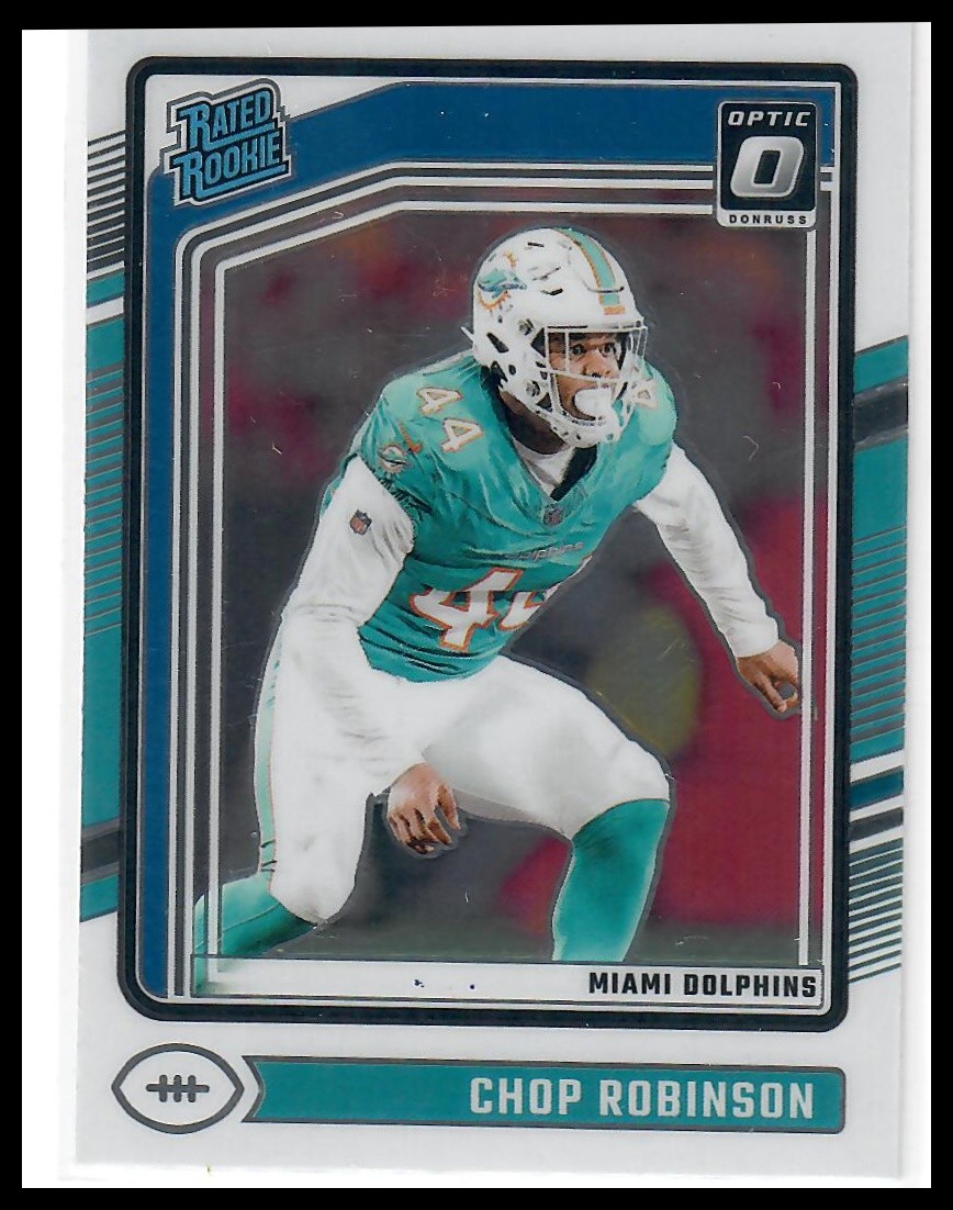 2024 Donruss Optic #219 Chop Robinson Miami Dolphins RC Rookie