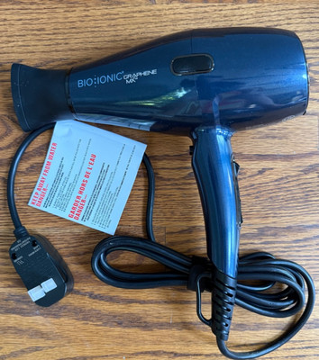 BIO IONIC Graphene MX Professional Hair Dryer, New, No Box