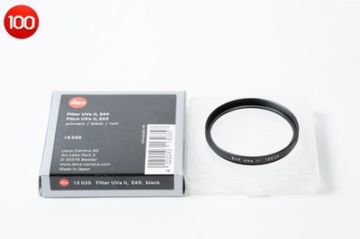 Top BOX leic 13035 E49 UVa II Lens 49mm Lens Filter From JAPAN