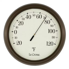 8 In. round Dial Analog Thermometer