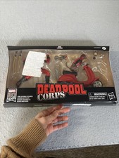Marvel Legends Deadpool Corps Action Figure Scooter Dogpool Case Fresh Squirrel