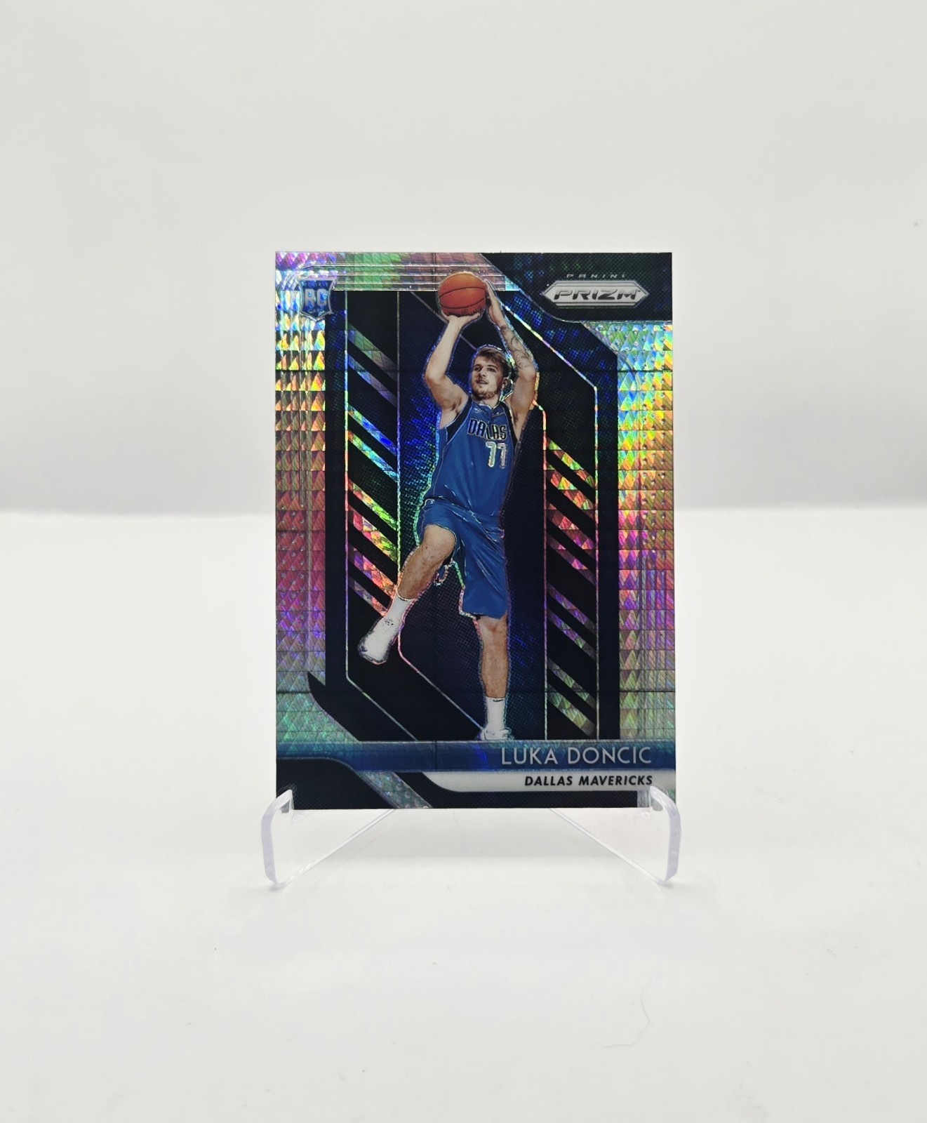 2018-19 Panini Prizm Luka Doncic Hyper #280 Mavs/Lakers RC Clean Card! 🔥 🔥