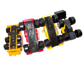 Vintage 1980s Galoob Micro Machines Vehicle Lot of 4 Road Champs Semi Truck