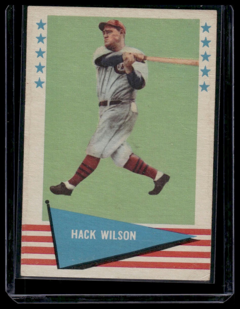 1961 Fleer Baseball Greats (F418-3) #87 Hack Wilson