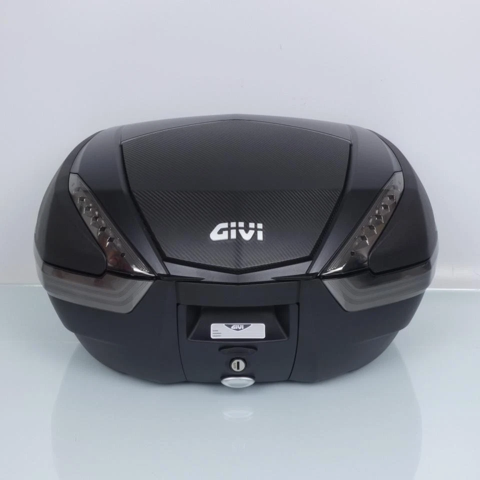 Top case GIVI V47NN Tech Monokey 47L carbone catadioptre fumé pour moto scooter - Photo 1/4