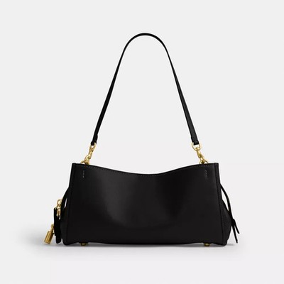 COACH Rogue 2way Shoulder Bag 34 CCX18 B4MPL Brass/Black Soft