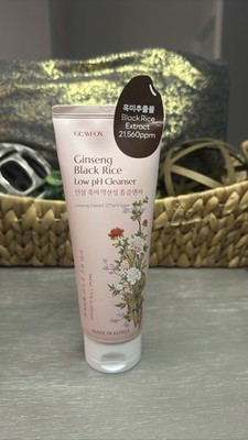 Glamfox Ginseng Black Rice Low pH Cleanser Korean Skincare 7.77 oz