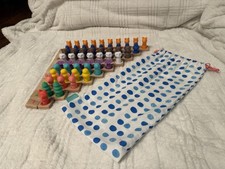 Lovevery Montessori Math Bars And Number Tiles With Counters-Complete