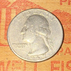 1967 error no mint quarter — photo 1