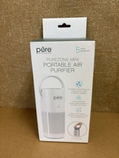 NEW Purezone Mini Portable Air Purifier Breathe Cleaner Air 3 Fan Speed MSRP $40