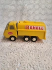 Vintage TONKA Mini Shell Tanker Fuel Delivery Truck Yellow USA 1970's