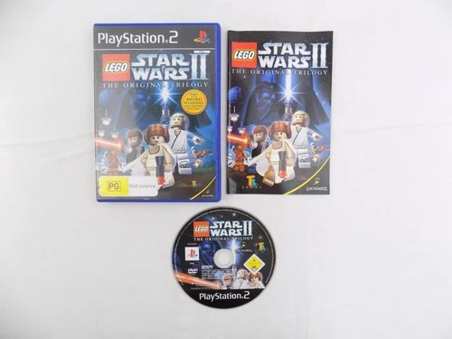 Mint Disc Playstation 2 Ps2 Lego Star Wars II The Original Trilogy - Inc Manual