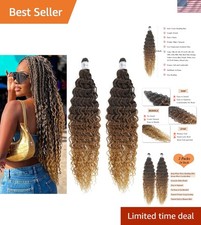 Trendsetting Deep Wave Crochet Hair 24 Inch - 1b/30/27 Curly Beauty Extensions